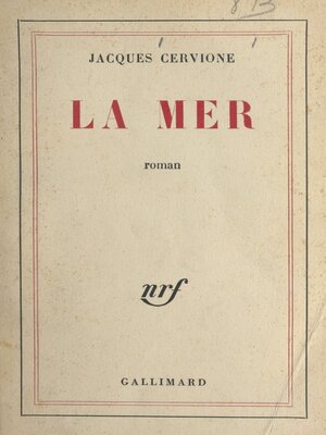 cover image of La mer